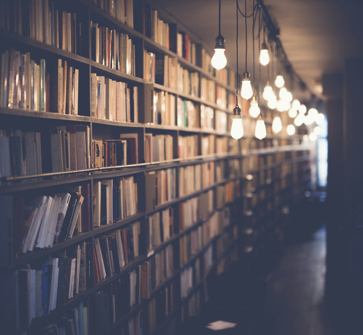 Academic researcher writing cover letter in university library with books - cover letter for an academic position