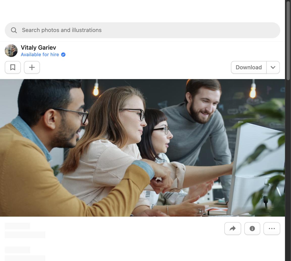Diverse team collaborating around a computer screen, building soft skills