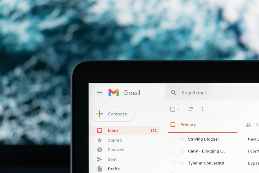 Email inbox open on a laptop, representing a job rejection email