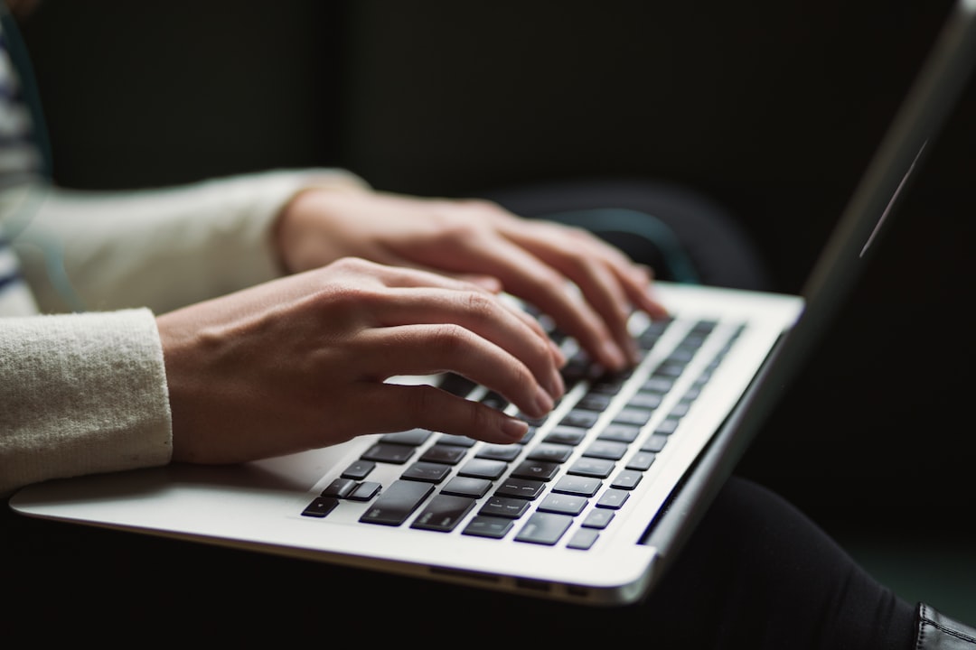 Person browsing job search websites on a laptop