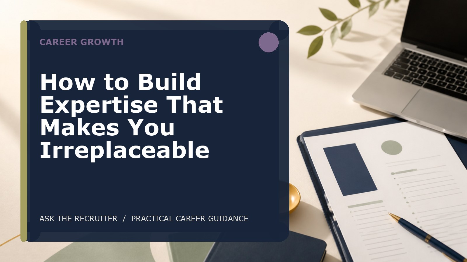 How to Build Expertise That Makes You Irreplaceable