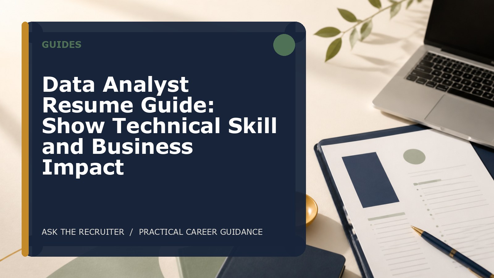 Data Analyst Resume Guide: Show Technical Skill and Business Impact