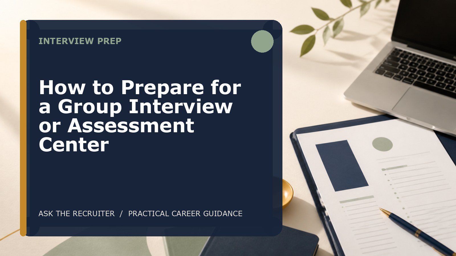 How to Prepare for a Group Interview or Assessment Center