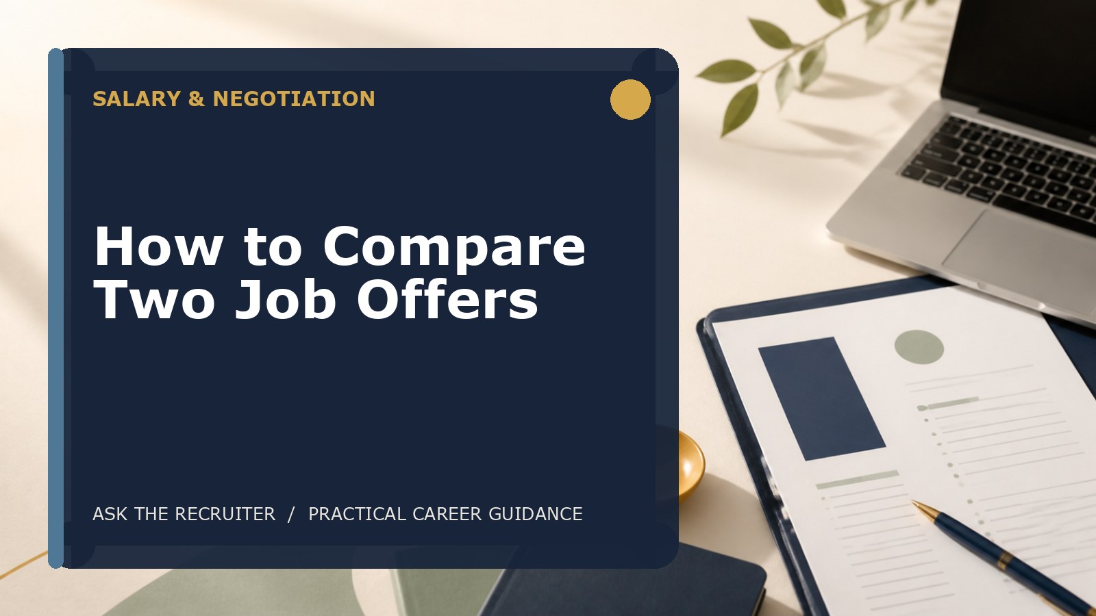 How to Compare Two Job Offers