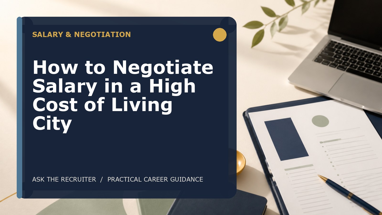 How to Negotiate Salary in a High Cost of Living City