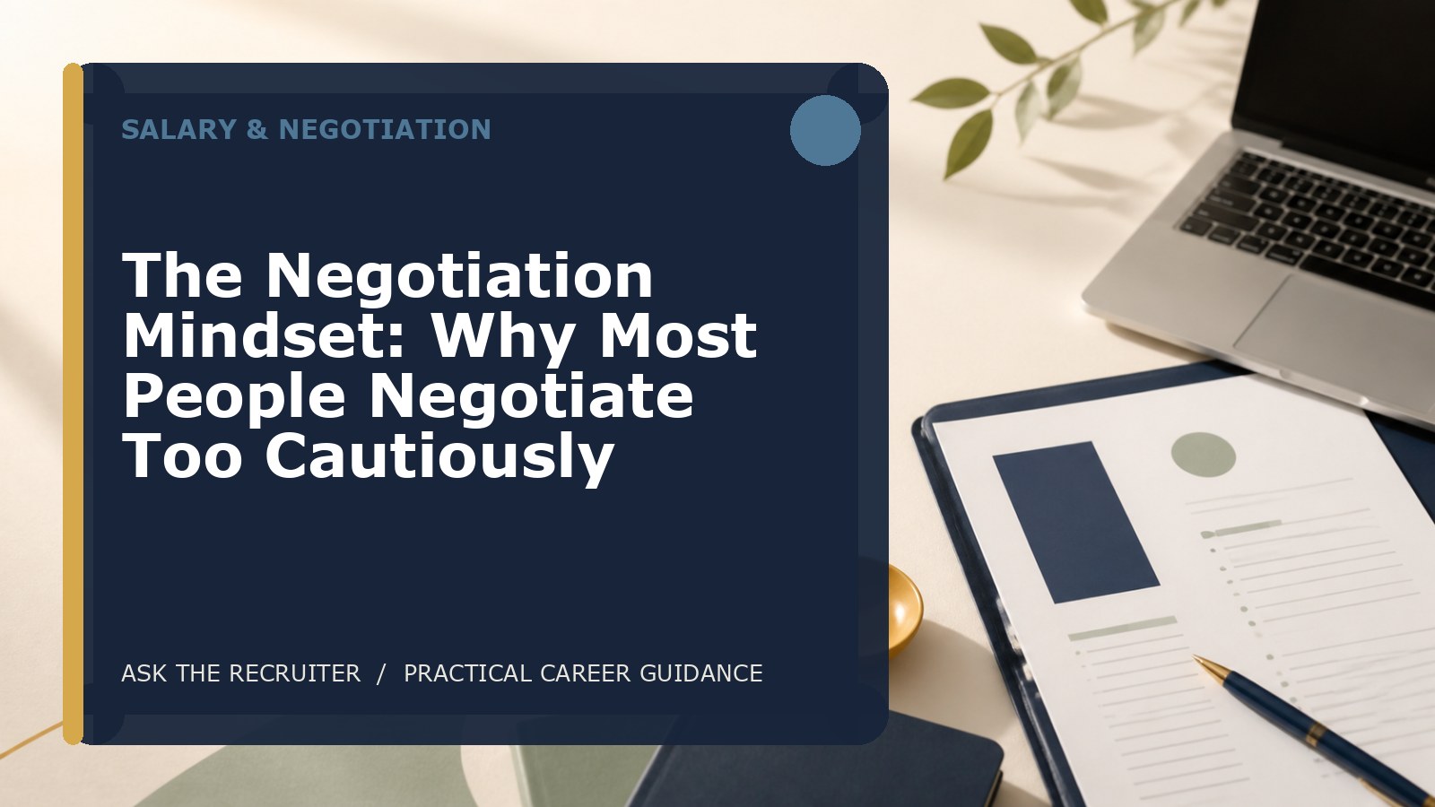 The Negotiation Mindset: Why Most People Negotiate Too Cautiously