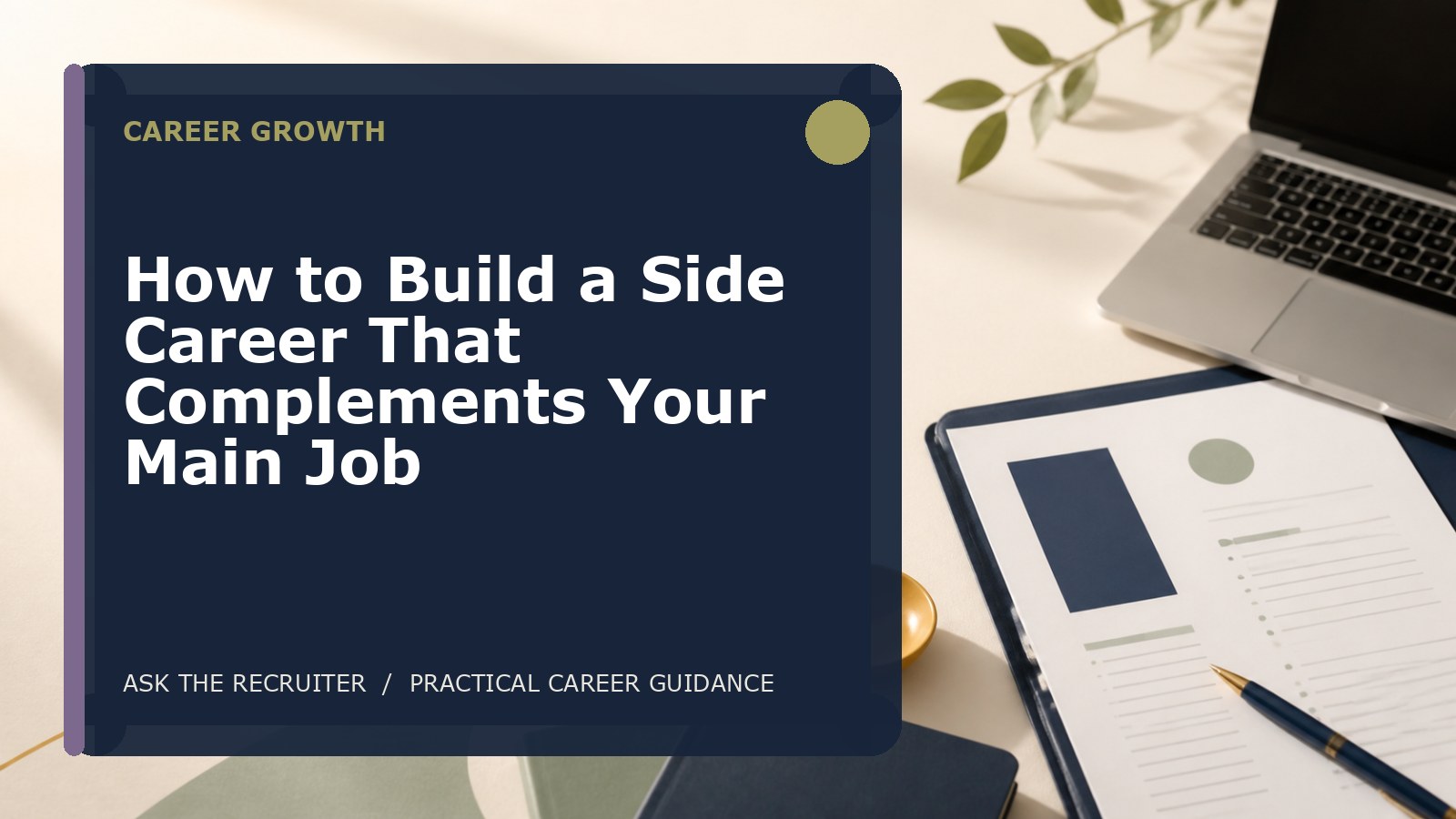 How to Build a Side Career That Complements Your Main Job