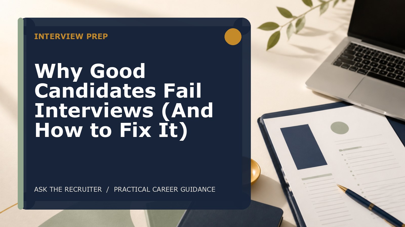 Why Good Candidates Fail Interviews (And How to Fix It)